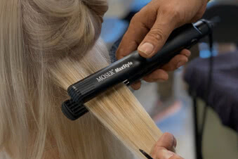 Crimping hair: