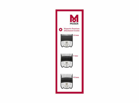 Magnetic Premium Attachment Combs 1.5/3/4.5 mm